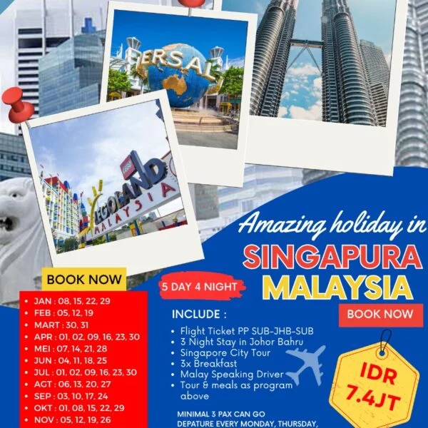 paket trip 2 negara asia 5d4n