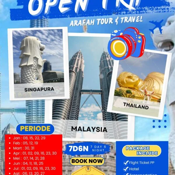 paket trip 3 negara asia 7d6n